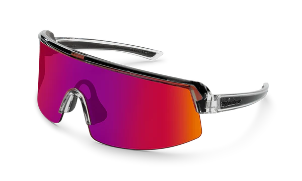 BOMBER BOMB RIPPA Safety - Revo Red Mirror Crystal